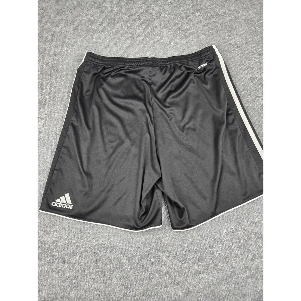 Adidas Soccer Black Shorts Youth Large #993